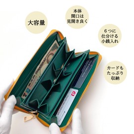 Dongei Wallet, Long Wallet, Genuine Leather, Owl, For Men, Women's, Kaikuntei, Card Storage, Bills, Full of Pockets, Coin Purse, Stylish, Large Capacity, Safe, Business, Cowhide Leather, For