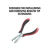 Professional K-Tip Hair Extension Tool – Fusion Bond Crusher &