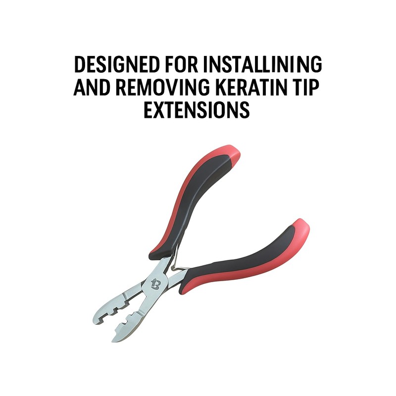 Professional K-Tip Hair Extension Tool – Fusion Bond Crusher &