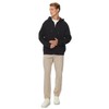 Armani Exchange Men's Logo Tape Cotton Interlock Zip Up Hooded