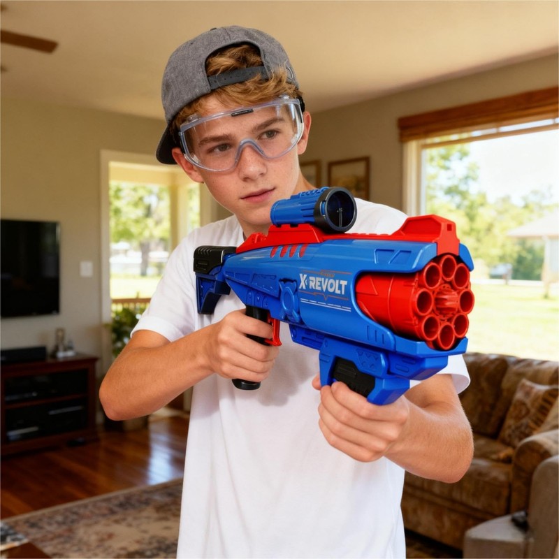 KOKEBUKA Foam Dart Blaster Toy Gun for Boys 8-12 -