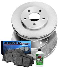 Power Sport Front Brakes Pads and Rotors Kit| Front Brakes Rotors| Front Rotors And Brake Pads Kit| Ceramic Front Brakes and Rotors| Brake Kit| Fit 2021-2022 Acura TLX