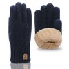 Long Keeper Winter Gloves Men Women Thicken Touchscreen Knitted Gloves