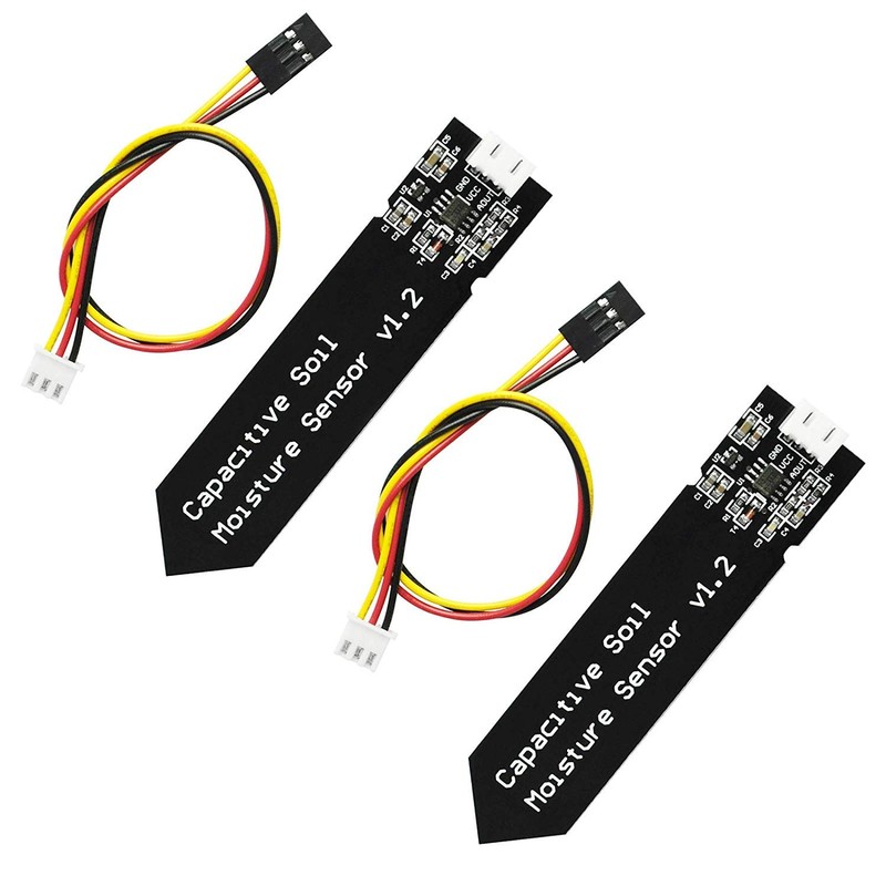DollaTek 3Pcs Capacitive Soil Moisture Sensor Corrosion Resistant for Arduino