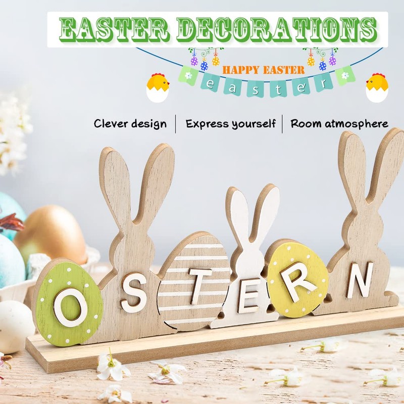 Meleager Easter Letters Display, Wooden Easter Letters, Easter Decoration, Letters