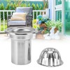 Roof Floor Drain, Round 3in/4in/5in Stainless SteelOutdoor Roof Floor Drain,
