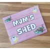 decalarama Mum Garden Metal Sign Gift – Mum's Shed -