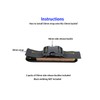 Ahijklmn Plastic Side Release Buckle Clips 50mm Heavy Duty Plastic