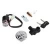 Ignition Switch Gas Cover Kit Helmet Lock 2‑Key Replacement for