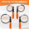 CENFORGE 8PC Oil Filter Wrench Set with Swivel Oil Filter