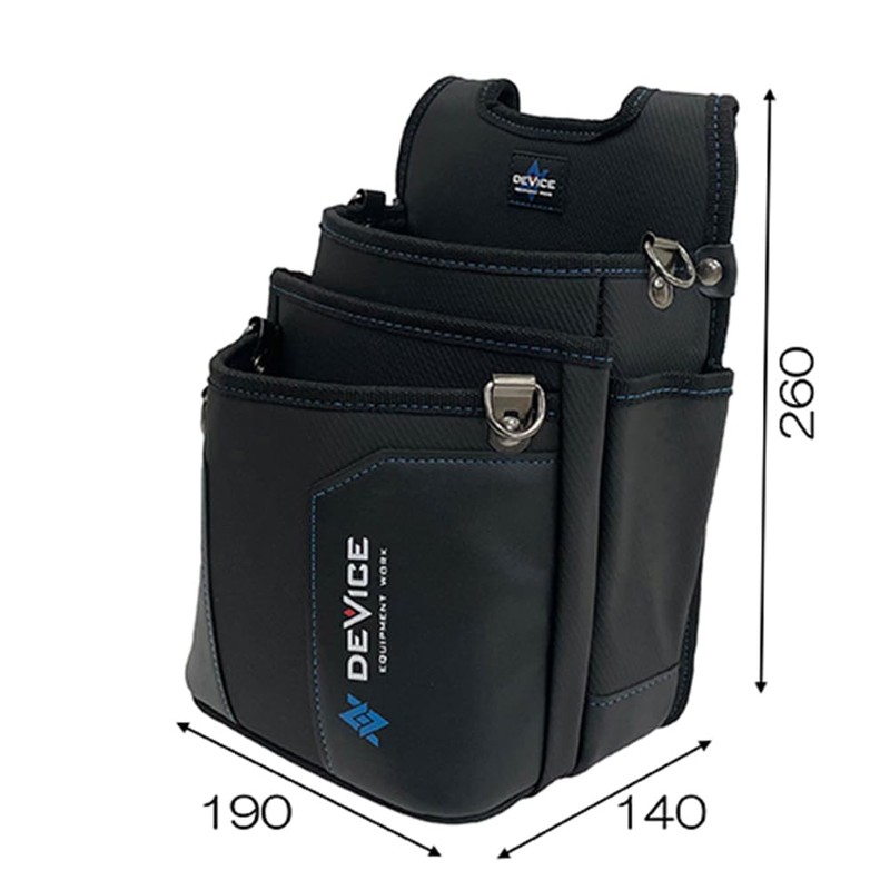 SK11 DEVICE DVC-JY8 Waist Bag, 3 Tier