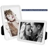 Bluesun 4x6 picture frame white, picture frames glass, hanging picture