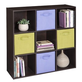 ClosetMaid 4187 Cubeicals Organizer, 9-Cube, Chocolate