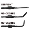 Powerbuilt Snap Ring Pliers Set, 4 interchangeable Heads, Straight, 45°,