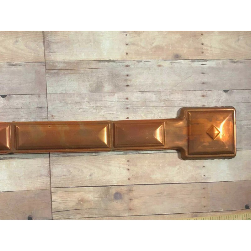 Rival Copper Gutter Straps Downspout Hardware Stamped 1928 Rival Home