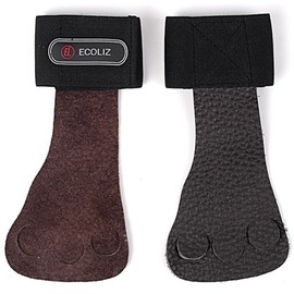 에코리즈 3구 가죽 헬스장갑 Ecorize 3-Piece Leather Gym Gloves, 그레이 × FREE × 2개