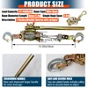 Zipline Tensioning Kit, Come Along Winch 4400lbs with Cable Grip