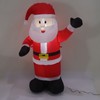3.92 FT Christmas Inflatable Santa Claus, Foldable Blow Up Santa