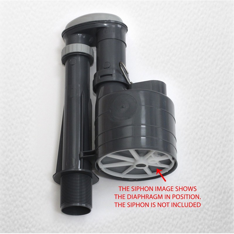 Toilet Syphon Macdee Metro Round Cistern Siphon DSB4200 Diaphragm WRAS