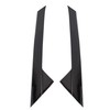 ECOTRIC 2 PCS Front A-Pillar Molding Windshield Outer Trim Compatible