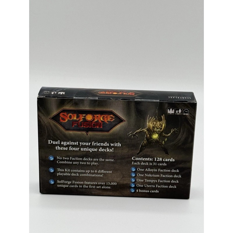 Solforge Fusion First Edition Booster Kit Hybrid Deck Game -