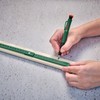 Bosch Graphitminen HB, 6 Stück (Ersatzminen für Tieflochmarker Bleistift; Härte