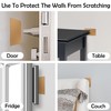 Rubber Bond Self-Adhesive Rubber Wall Outlet Cover Plate 5 Pack