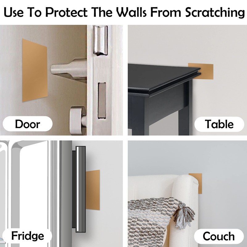 Rubber Bond Self-Adhesive Rubber Wall Outlet Cover Plate 5 Pack