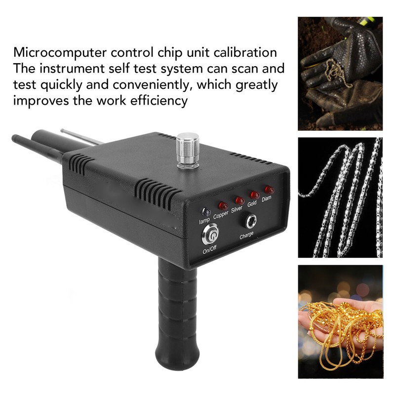 25m Detection Depth High Accuracy Metal Detector 1200m Range Gold