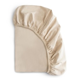 mushie Stretchy & Soft Bassinet Crib Sheet | Fitted 16" x 30" (Fog)