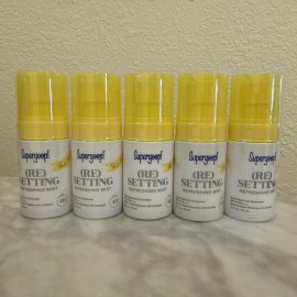 Supergoop! 5x Supergoop! Resetting Refreshing Mist SPF 40 1.0 fl. oz / 30 mL NEW 5oz total