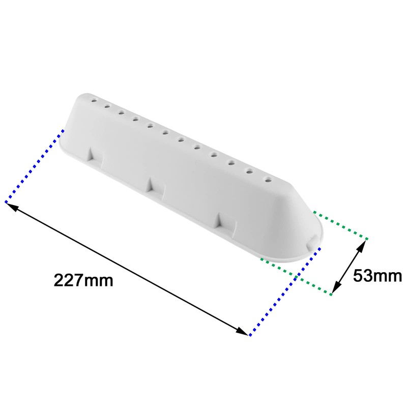 SPARES2GO 12 Hole Drum Paddle Lifter Arm for Indesit Washing