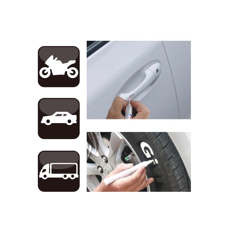 Karosserie-Lackierstift, Kratzerentferner, Auto-Kratzer-Abdeckung (schwarz)