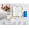 ONEMORE Chip and Dip Serving Set, 8.5 inch Speckled Ceramic