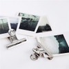 6 Pieces of 22mm Silver Metal Round File Clamps Stainless