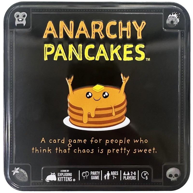 Exploding Kittens | Anarchy Pancakes Tin Box Edition | 2-6