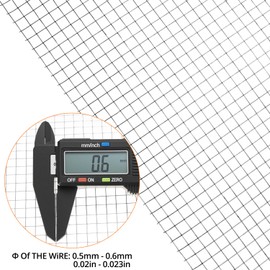 QWORK® 6m x 200mm Rodent Wire Mesh, 304 Stainless Steel Rats Proofing Mesh, for Home & Garden