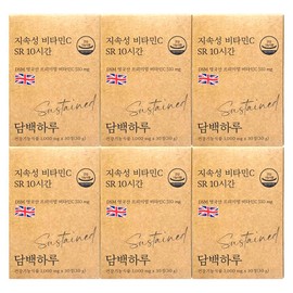 A simple day 6 simple daily lasting vitamin C 30 tablets / 담백하루 지속성 비타민C 30정 6개