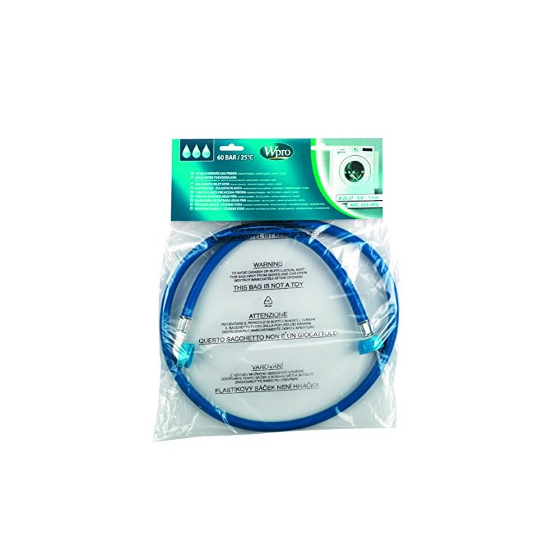 Wpro Accessories/TAF358 Washing Machine Cold Water Inlet Hose Luxe 3.5