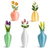 Cute Mini Vase Magnets for Fridge – 5 Pcs Tiny