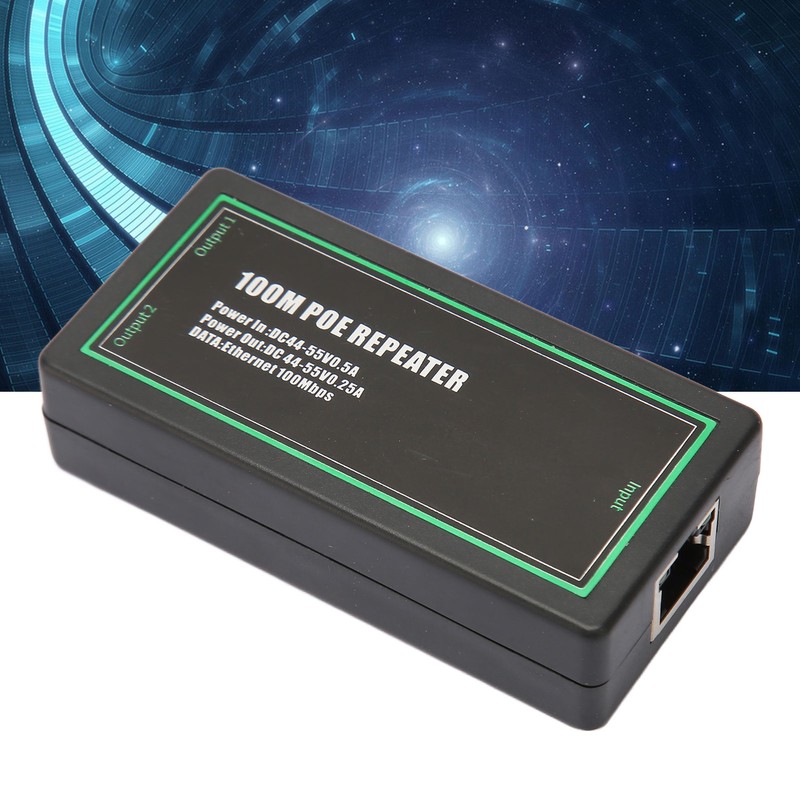 POE Extender Standard Gigabit Monitoring Signal Repeater Splitter for IP