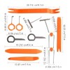 Kit Herramienta Desmontaje Estereo Espatula Moldura Tablero (12 Piezas)