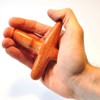 Massager Cross smooth hardwood for trigger point massage, hardwood, for