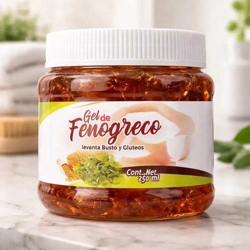 Gel De Fenogreco Aumento Busto Y Glúteos Reafirmante 250ml Manzana