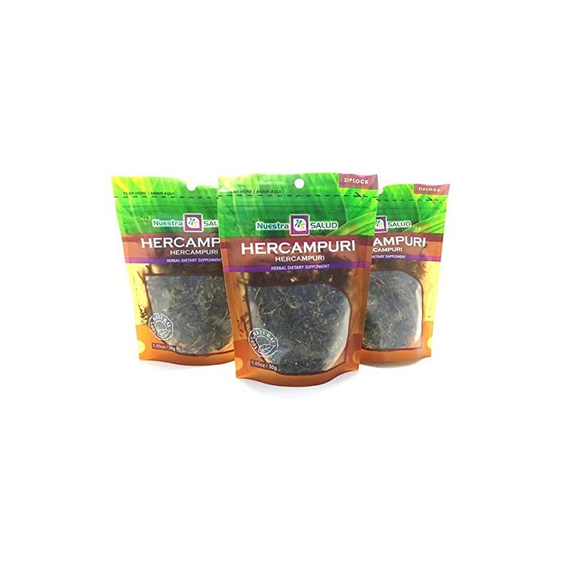 Hercampuri Herbal Tea Value Pack (90g) 100% Natural Strong Bitter