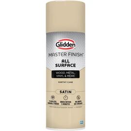 Glidden Master Finish 12 oz. Satin Earthy Cane Interior/Exterior All Surface Spray Paint and Primer