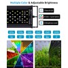 SEAOURA LED Aquarium Light, 24/7 Custom Timer, Power-Off Memory,7-Row LED