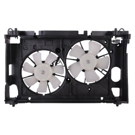 TYG Upgraded Cooling Fan Assembly for 2010-2015 Toyota Prius 1.8L L4 Hatchback/ 2012-2018 Prius V 1.8L L4 Wagon | OE Replacement Engine Radiator for 16361-21040/16361-28360 | TO3115159 | 621-369