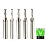 SHARPRO Upcut Spiral Router Bit Set 1/4 Inch Shank 1/8