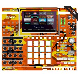 StyleFlip Skins Akai MPC-X SE Skin | Camo Orange | Protective Decal | StyleFlip Skins
